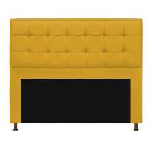 Cabeceira Copenhague 160 cm Queen Size Suede Amarelo - Amarena Móveis