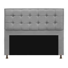 Cabeceira Copenhague 160 cm Queen Size Suede Cinza - Amarena Móveis