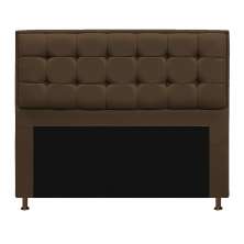 Cabeceira Copenhague 160 cm Queen Size Suede Marrom - Amarena Móveis