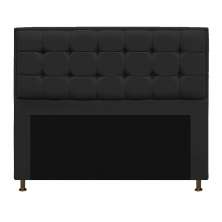 Cabeceira Copenhague 195 cm King Size Corano Preto - Amarena Móveis