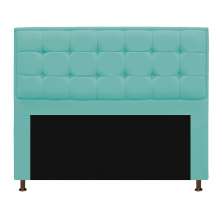 Cabeceira Copenhague 195 cm King Size Suede Azul Tiffany - Amarena Móveis