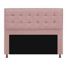 Cabeceira Copenhague 195 cm King Size Suede Rosê - Amarena Móveis