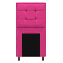 Cabeceira Copenhague 90 cm Solteiro Suede Pink - Amarena Móveis