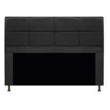 Cabeceira Munique 140 cm Casal Corano Preto - Amarena Móveis