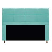 Cabeceira Munique 160 cm Queen Size Suede Azul Tiffany - Amarena Móveis