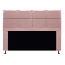Cabeceira Munique 160 cm Queen Size Suede Rosê - Amarena Móveis