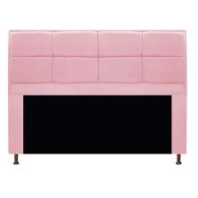 Cabeceira Munique 160 cm Queen Size Suede Rosa Bebê - Amarena Móveis