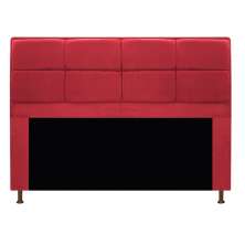 Cabeceira Munique 160 cm Queen Size Suede Vermelho - Amarena Móveis