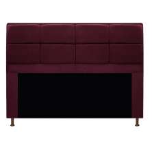 Cabeceira Munique 195 cm King Size Suede Bordô - Amarena Móveis