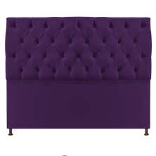Cabeceira Sofia 140 cm Casal Suede Roxo - Amarena Móveis
