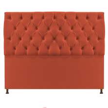 Cabeceira Sofia 160 cm Queen Size Suede Terracota - Amarena Móveis