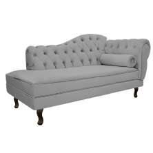 Recamier Diana 140cm Lado Esquerdo Corano Cinza - Amarena Móveis