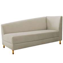 Recamier Valéria 140cm Lado Esquerdo Corano Bege - Amarena Móveis