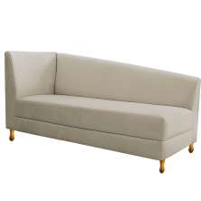 Recamier Valéria 160cm Lado Direito Corano Bege - Amarena Móveis