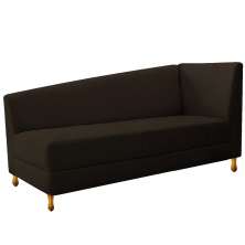 Recamier Valéria 160cm Lado Esquerdo Corano Marrom - Amarena Móveis