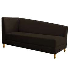 Recamier Valéria 185cm Lado Direito Corano Marrom - Amarena Móveis