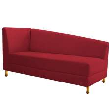 Recamier Valéria 185cm Lado Direito Suede Vermelho - Amarena Móveis