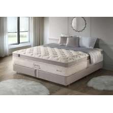 Colchão King Size De Molas Pocket Viscoelástico Com Látex Natural Luxuoso Impressione Anjos + Base Cama Box King Size