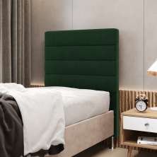 Cabeceira Atlas 90 para Cama de Solteiro Z-018 Sued Verde Aradecor