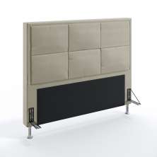 Cabeceira Maia 160 Para Cama Queen Courino Bege Aradecor