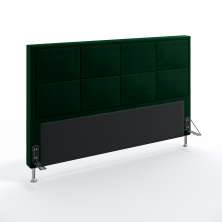 Cabeceira Maia 195 Decorativa de Cama King N-026 Veludo Verde Aradecor