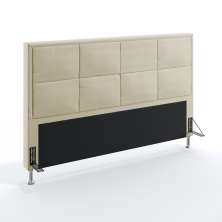 Cabeceira Maia 195 King Sued Bege Aradecor