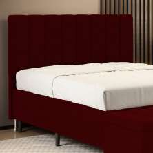 Cabeceira Nashira 140 para Cama de Casal Z-002 Sued Bordô Aradecor
