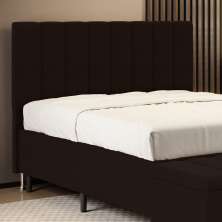 Cabeceira Nashira 140 para Cama de Casal Z-010 Sued Marrom Aradecor