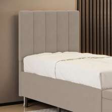 Cabeceira Nashira 90 para Cama de Solteiro Z-003 Sued Bege Aradecor