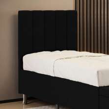 Cabeceira Nashira 90 para Cama de Solteiro Z-005 Sued Preto Aradecor