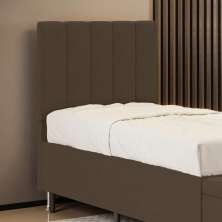 Cabeceira Nashira 90 para Cama de Solteiro Z-006 Sued Capuccino Aradecor
