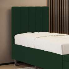 Cabeceira Nashira 90 para Cama de Solteiro Z-018 Sued Verde Aradecor