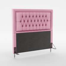Cabeceira Pegasus 140 Para Cama de Casal Sued Rosê Aradecor