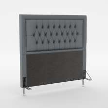 Cabeceira Pegasus 160 Para Cama Queen Sued Cinza Aradecor