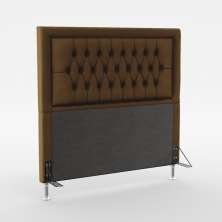 Cabeceira Pegasus 160 Para Cama Queen Sued Marrom Aradecor
