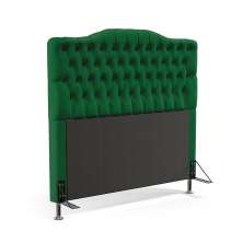 Cabeceira Pollux 160 Para Cama Queen Sued Verde Aradecor