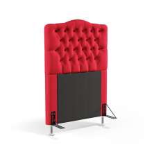 Cabeceira Pollux 90 Para Cama de Solteiro Sued Vermelho Aradecor