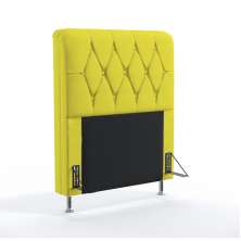 Cabeceira Sirius 90 Para Cama de Solteiro Sued Amarelo Aradecor