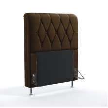 Cabeceira Sirius 90 Para Cama de Solteiro Sued Marrom Aradecor