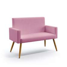 Poltrona Namoradeira Vega Sued Rosê Aradecor