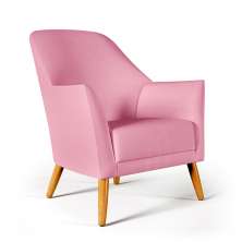 Poltrona Orion Sued Rosê Aradecor