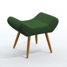 Puff Polar Suede Verde Aradecor