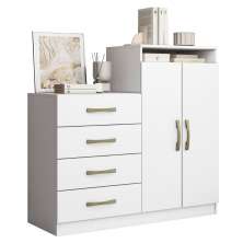 Cômoda Sapateira 2 Portas 4 Gavetas Lucy