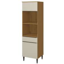 Paneleiro para Cozinha 2 Portas 1 Gaveta c/ nicho para 2 microondas Raiar