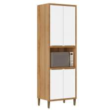 Paneleiro para cozinha com nicho de Microondas 4 Portas Opala
