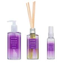 Kit de Difusor de Ambiente com Sabonete Líquido e Spray Lavanda
