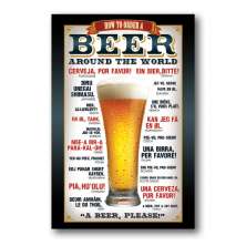 Placa Decorativa Beer Cervejas Frase Mdf 20x30 cm