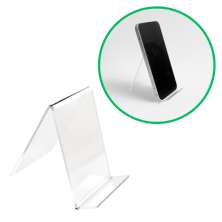 Suporte Celular Porta Expositor de mesa Acrílico PS Cristal