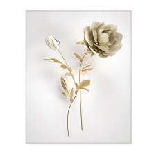 Quadro Decorativo Floral Fotografico Rosa, Tela em Canvas na Vertical ideal para ambiente de Sala de estar, jantar, reuniões, Quarto e Hall de entrada (100x70 cm)