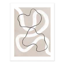 Quadro Decorativo Minimalista, Tela em Canvas na Vertical ideal para ambiente de Sala de estar, jantar, reuniões, Quarto e Hall de entrada (100x70 cm)